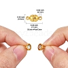 12 Sets 3 Colors Brass Magnetic Clasps KK-FS0001-55B-4