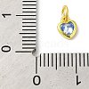 925 Sterling Silver Birthstone Charms STER-M0120-02F-G-3