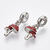 Alloy European Dangle Charms MPDL-T004-17P-2