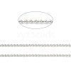 Rhodium Plated 925 Sterling Silver Ball Chains STER-F052-13P-2