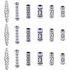 Tibetan Style Alloy Beads TIBEB-NB0001-07-1