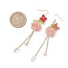Acrylic Dangle Earrings EJEW-JE06938-4