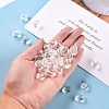 Transparent Acrylic Beads TACR-S128-01-6