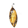 Natural Tiger Eye Pendants PW-WG1E8C3-05-1