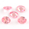 Oval Shaped Cubic Zirconia Pointed Back Cabochons ZIRC-R010-14x10-08-1