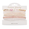 Bohemian Glass Beaded Stretch Bracelet Sets AE2349-7-1