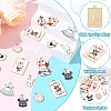 16Pcs 8 Styles Alloy Pendants ENAM-YW0009-23-3