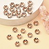 Brass Rhinestone Spacer Beads X-RB-A020-7mm-01RG-4