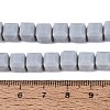 Opaque Glass Beads Strands GLAA-R041-8x8mm-C07-4