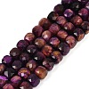 Natural Tiger Eye Dyed Beads Strands G-H028-A01-07-1