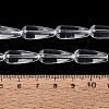 Transparent Glass Beads Strands X-GLAA-Q113-03A-A01-4