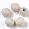 Unfinished Natural Wood Beads X-WOOD-Q041-04B-1