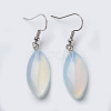 Natural & Synthetic Gemstone Dangle Earrings EJEW-F162-F-3
