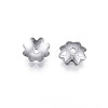 Non-Tarnish 304 Stainless Steel Bead Caps STAS-S057-51A-P-3