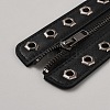 PU Leather Lace-in Boot Zipper Inserts DIY-WH0499-05A-01-3