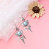 Fashion Classical Alloy Dangle Earrings EJEW-N0020-053A-3