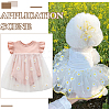 WADORN 4Pcs 4 Styles Milk Fiber Embroidery Flower Lace Ribbon DIY-WR0003-75-7