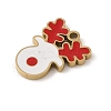 Christmas Theme Ion Plating(IP) 304 Stainless Steel Enamel Pendants STAS-Z083-09G-05-2