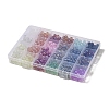 528Pcs 24 Colors Glass Beads GLAA-D013-01-2