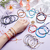 24Pcs 1Bag Cord Braided Bracelets & Glass Seed Beads Braided Bead Bracelets BJEW-UN0002-03-4