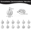 Unicraftale 12 Constellation/Zodiac Sign 304 Stainless Steel Charms STAS-UN0003-19P-3