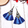 Tassel Earrings Ethnic Style Fringe Ear Drops Women's Ear Hooks PF3468-1-1