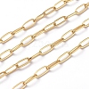 3.28 Feet Soldered Brass Paperclip Chains X-CHC-G005-06G-2