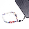 Handmade Lampwork Beaded Mobile Straps for Christmas HJEW-JM00446-05-7