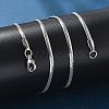 Tarnish Resistant 304 Stainless Steel Snake Chains Necklaces NJEW-O058-25P-4