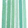 Electroplate Opaque Solid Color Glass Beads Strands EGLA-A044-P4mm-L14-2