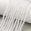 Natural Quartz Crystal Beads Strands G-F596-44-4mm-1