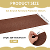 Polyester Anti Cat Scratch Furniture Protector Stickers AJEW-WH0609-395C-2