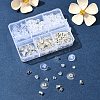 6 Styles Brass Bullet Clutch Bullet Clutch Earring Backs with Pad FIND-FS0003-08P-7