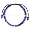 Natural Sodalite Braided Bead Bracelets PW-WG2B05A-04-1