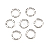 Tarnish Resistant 304 Stainless Steel Open Jump Rings STAS-N015-04-6x0.9mm-1
