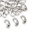 Tarnish Resistant Polished 304 Stainless Steel Keychain Clasp Findings X-STAS-R072-59A-2