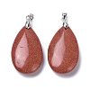 Synthetic Goldstone Pendants G-D084-01P-A01-2