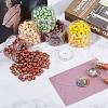 CRASPIRE Sealing Wax Particles Kits for Retro Seal Stamp DIY-CP0003-54S-6