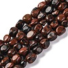 Natural Mahogany Obsidian Beads Strands G-G146-A30-01-1