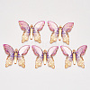 Transparent Acrylic Pendants LS-TACR-R140-06F-1
