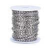 Tarnish Resistant 304 Stainless Steel Venetain Chains CHS-H020-08P-100M-2