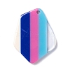 Stripe Pattern Acrylic Pendants SACR-G014-08C-2