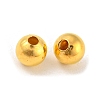 Brass Smooth Round Beads EC400-2G-2