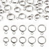 20Pcs 5 Styles 201 Stainless Steel Tube Bails STAS-TADJ0001-04P-1