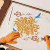 Plastic Reusable Drawing Painting Stencils Templates DIY-WH0172-547-5