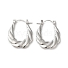 Non-Tarnish 304 Stainless Hoop Earrings EJEW-Z026-39P-1