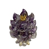 9-Tailed Fox Amethyst Display Decorations DJEW-PW0014-06N-1