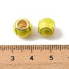 Sports Ball Brass Enamel European Beads KK-CBAF2EC-03G-01-3