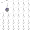 60Pcs 304 Stainless Steel Earring Hooks STAS-BBC0009-93B-1
