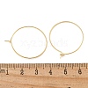 Brass Hoop Earring Findings KK-H503-33G-02-3